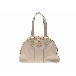 SAINT LAURENT Yves Muse Bag Ivory White Calfskin